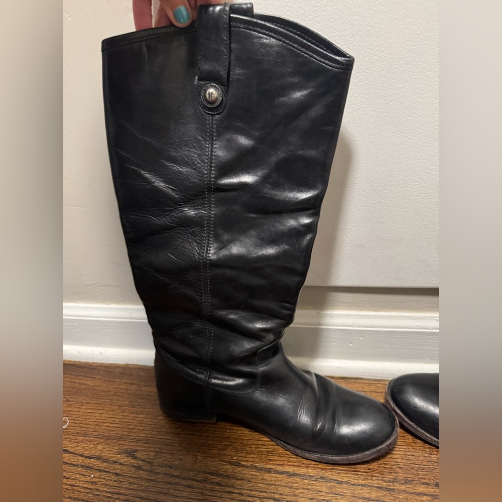 Frye melissa button boot wide calf size 8.5